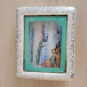 Vintage Park Hand Decorated Niagara Falls Canada Mini Shadowbox Wall Decor